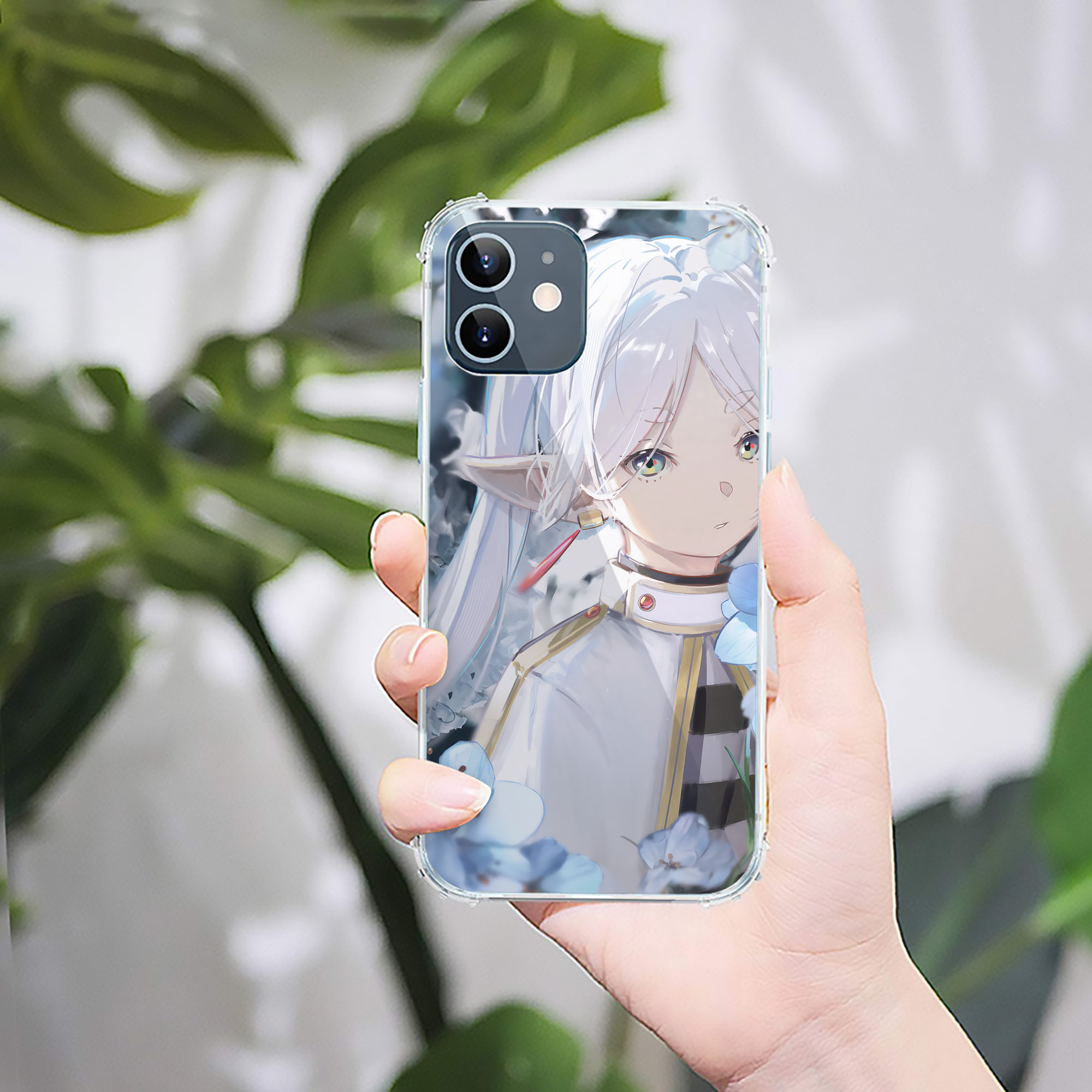 （画像用） 葬送のフリーレン Frieren 【iPhone 12シリーズ対応】透明スマホケース（クリアソフトケース）